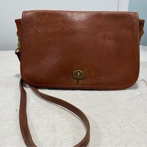 Coach Brown Leather Shoulder Bag